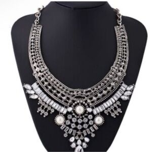 Elegant statement necklace piece large EXCELLENT